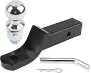 2Inch 50mm Trailer Ball Mount Tongue Hitch Receiver Towing Towbar Caravan Truck Heavy Duty Steel Construction Adjust Trailer Level Turning Clearance