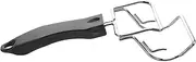 Grill Tray Handle Oven Rack Puller Stainless Steel Tool for Outdoor Camping and Barbecue