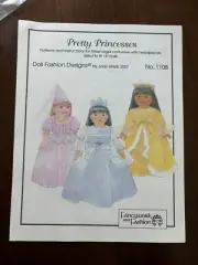 doll clothes patterns for 18 dolls Pretty Princesses