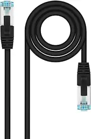 Blendend Cat.7 LSZH S/FTP PIMF AWG26 Network Cable Black 1m for high-Speed Connection and Secure Data Transmission.