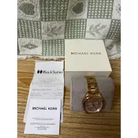 在飛比找蝦皮購物優惠-二手-MICHAEL KORS MK6589 MK手錶 玫瑰