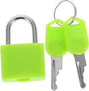 [TEMPNAP] Travel Mini Lock Small Copper Padlock Key for Diary Notebook Purse Brass Construction