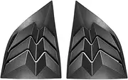 2PCS Side Window Scoop Louvers ABS Window Visor Cover with 3M Tapes Sun Rain Shade Vent Compatible for Dodge Challenger 2008-2023 Matt