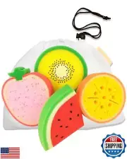 purifyou Bath Sponges for Kids – Set of 4 Extra Large Soft Bath Loofahs, Gent