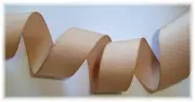 8 YARD ROLL SALE 7/8" SOLID GROSGRAIN OFFRAY CAMEL CHEERLEADER RIBBON