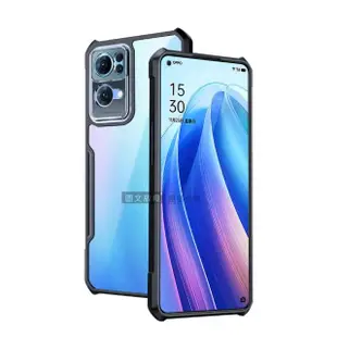 【XUNDD 訊迪】OPPO Reno7 Pro 5G 軍事防摔 鏡頭全包覆 清透保護手機殼-夜幕黑