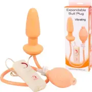 Seven Creations Expandable Inflatable & Vibrating Anal Butt Plug Dildo Sex Toy