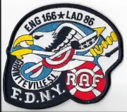New York Fire Department (FDNY) Engine 166/Ladder 86 Patch V2