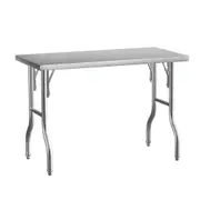 Cefito 430 Stainless Steel Kitchen Benches Work Bench Food Prep Table w/ Wheels