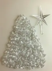 Ceramic Christmas Tree Lights LARGE CLEAR STAR TOPPER +100 MEDIUM TWIST BULBS