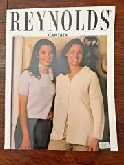 1998 Reynolds Cantata “Textured Jacket & Tee” Knitting Pattern #68 (Chart Only)