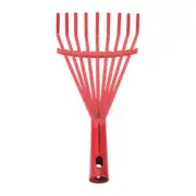 Carbon Steel Grass Rake Hand Rake Wire Broom for Leaf Garden Tool