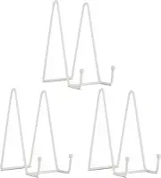 3 Pcs 6''Plate Stand Display Plate Holder Picture Stand Iron Easel Stand Photo S