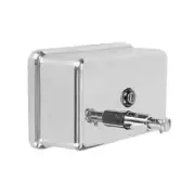 Thunder Group SLSD040H 40 oz Stainless Wall Mounted Rectangular Soap Dispenser