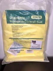 YIBER Disposable Lab Coat Isolation Gown ~ NEW