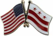 USA American Washington D.C. Friendship Flag Bike Motorcycle Hat Cap lapel Pin
