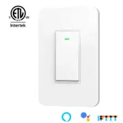 Smart WiFi Light Switch ,3-Way/Single Pole Switch Smart Control Work with Alexa