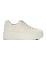 [Dune London] Embraced Lace Detail Platform Sneaker in Ivory