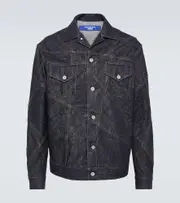[Junya Watanabe] Junya Watanabe Embroidered denim jacket AU 93 blue