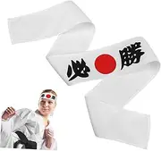 [Baluue] Japanese Style Headband for Men Decorative Karate Headdress Headband with Victory Design Comfortable Fit for Martial Arts and Sports