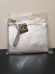 Cynthia Rowley Silver Shimmer Clutch NWT
