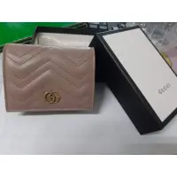 在飛比找蝦皮購物優惠-GUCCI 古馳 Marmot card case 馬夢短夾