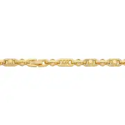 Michael Kors Gold Plated Brass Astor Link Pave 16" Chain