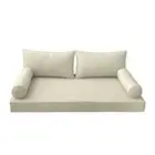 *COVER ONLY*-Style 2 Daybed Mattress Bolster Pillow Covers Piped Trim Full-AD005