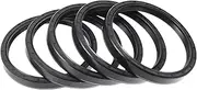 X AUTOHAUX Universal Oil Seal TC Double Lip W Steel Spring Seal Ring Rotary Shaft Seal 95x110x13mm High Pressure Nitrile Rubber Black 5 Pcs