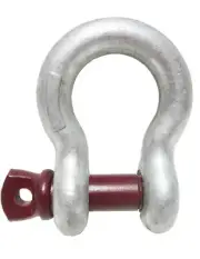 1-1/2" Screw Pin Lifting Clevis D Ring 17 Ton Overhead Rating Crane Recovery
