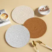 Plate Mats for Kitchen Countertops Anti-scalding Pad Heat Trivets Dishes Pots