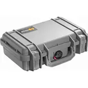 Pelican 1170 Case with Foam - Silver