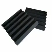6 Pack Wedge Premium Acoustic Sound Proofing Studio Foam Wall Tiles 12 x 12 x 2