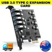 USB 3.0 PCI-E Type C Expansion Card PCI Express PCI-E To USB 3.1 Card Adapter