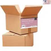 25 Heavy-Duty Moving Boxes - High Performance Shipping & Storage - Reusable