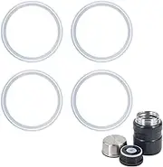 KLOWOAH Replacement Gaskets Compatible with Thermos Stainless King Food Jar 16 and 24 Ounce,Silicone Seals (Set of 4)