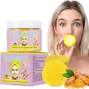 Kojic Acid & Turmeric Cleansing Pads - 50 Facial Cleansing Wipes with Vitamin C & B5 for Brightening, Exfoliating, Hydration & Gentle Dead Skin Removal | Hypoallergenic, Dermatologist-Tested