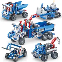 在飛比找蝦皮購物優惠-積木玩具玩具車積木玩具拼搭益智玩具機械齒輪動力組steam科
