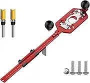 Router Milling Groove Bracket Woodworking Router Guide Multifunctional Trimming Machine Flip Board Cabinet Hardware Jig, Invisible Buckle