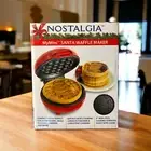 Waffle Maker Nostalgia Christmas My Mini Santa Waffle Maker New