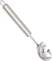UTHCLO Modern Ice Scoop Stainless Steel Ice Ball Spoon Ergonomic Handle Smooth Scooping