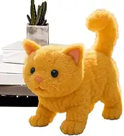 Realistic Robot Cat | Electric Fake Cat - Cute Animals Toys for Daughter Girls Boys Son Mother's Day Thanksgiving Valentine's Day Family Home Offices