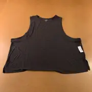 Old Navy Active Womens Size XXL Black Cloud Motion Tank Top NWT