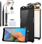 YWLRONG for Zebra TC52 Screen Replacement for Zebra TC57 TC52X TC520L TC52AX TC57X Display Touch Screen Digitizer Assembly Replacement with Tools（Black）