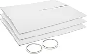 OSOLADY 1Set Trifold Display Board with Double Sided Tape Presentation Boards for School Projects Events Displays Easy to Store and Use