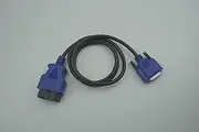 493113 OBD2 Cable Adapter 16 Pin Fit for Nexiq USB Link 2 & Nexiq USB Link 3 Fits for J1962 Vehicles Ford GM Dodge Volvo Mack Isuzu Hino ETC Replacement for 493113