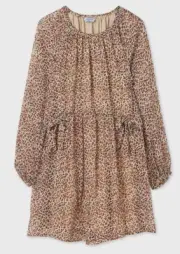 MAYORAL Leopard Print Lined Chiffon Dress NWT Girls 18