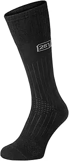 [281Z] Military Lightweight Boot Socks - Tactical Trekking Hiking - Outdoor Athletic Sport (Black)