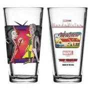 WandaVision Westview Toon Tumbler Pint Glass BRAND NEW Marvel Disney