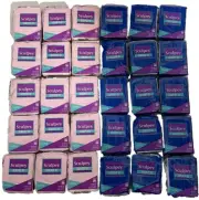Lot of 30 Sculpey III Polymer Oven-Bake Clay 2oz Blocks Pink/Ballerina and Blue